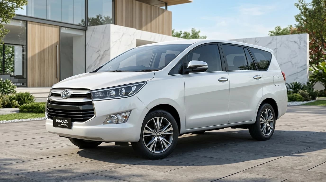 Toyota Innova Crysta - Luxury Chauffeur Car Rental Mumbai